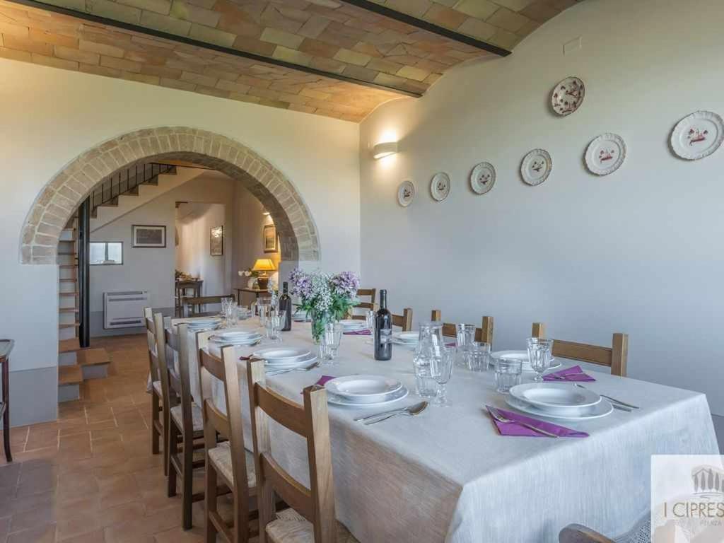 Villa I Cipressini Piscina Riscaldata Spa Toscana Pienza Exterior photo