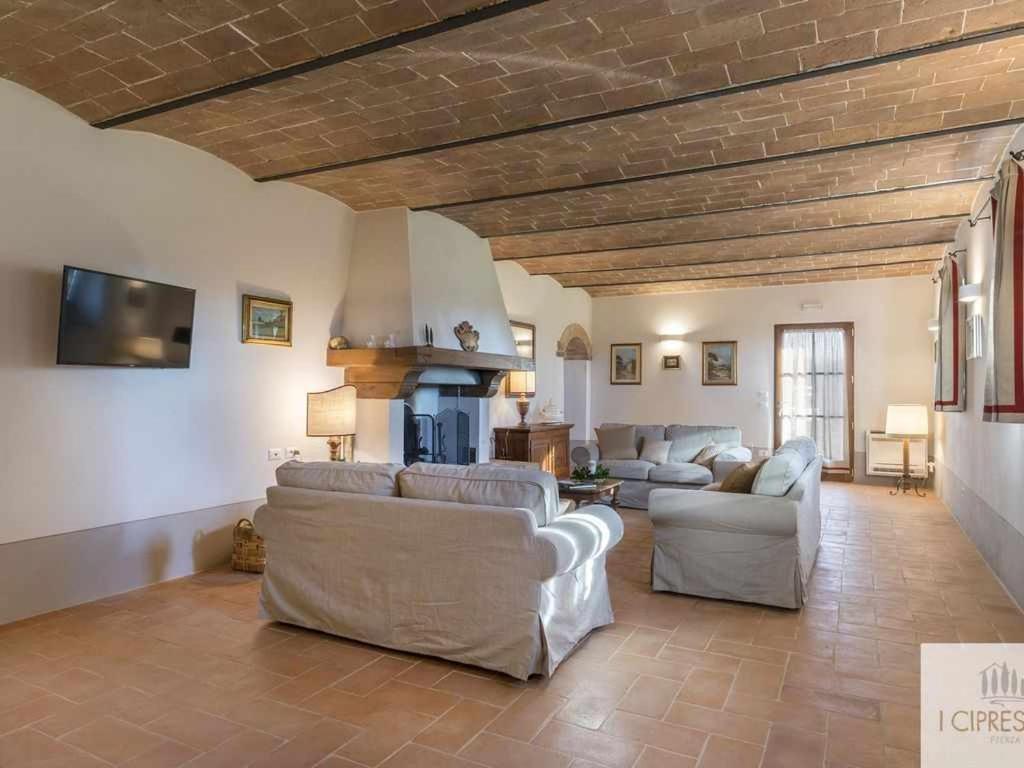 Villa I Cipressini Piscina Riscaldata Spa Toscana Pienza Exterior photo