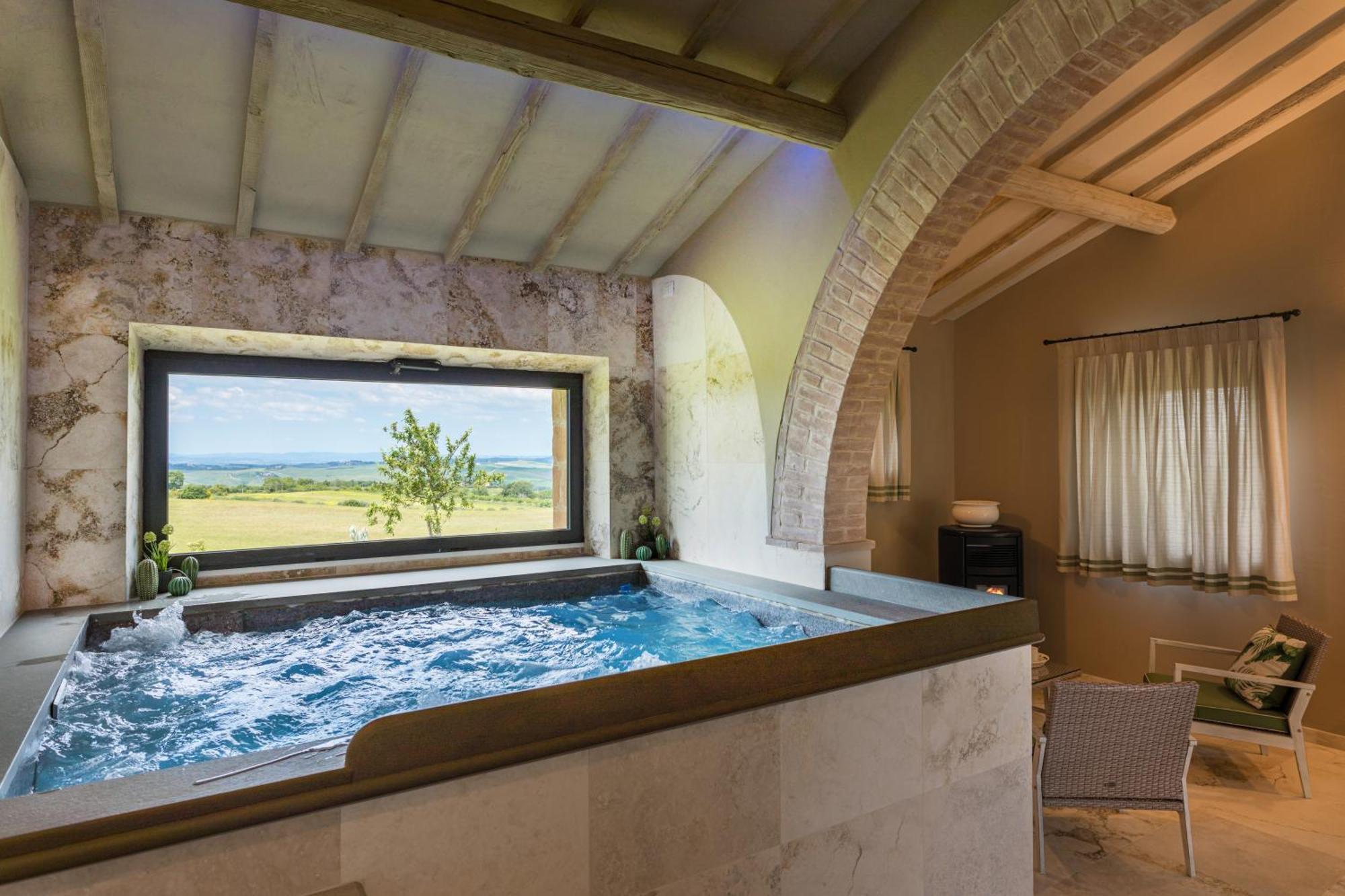 Villa I Cipressini Piscina Riscaldata Spa Toscana Pienza Exterior photo