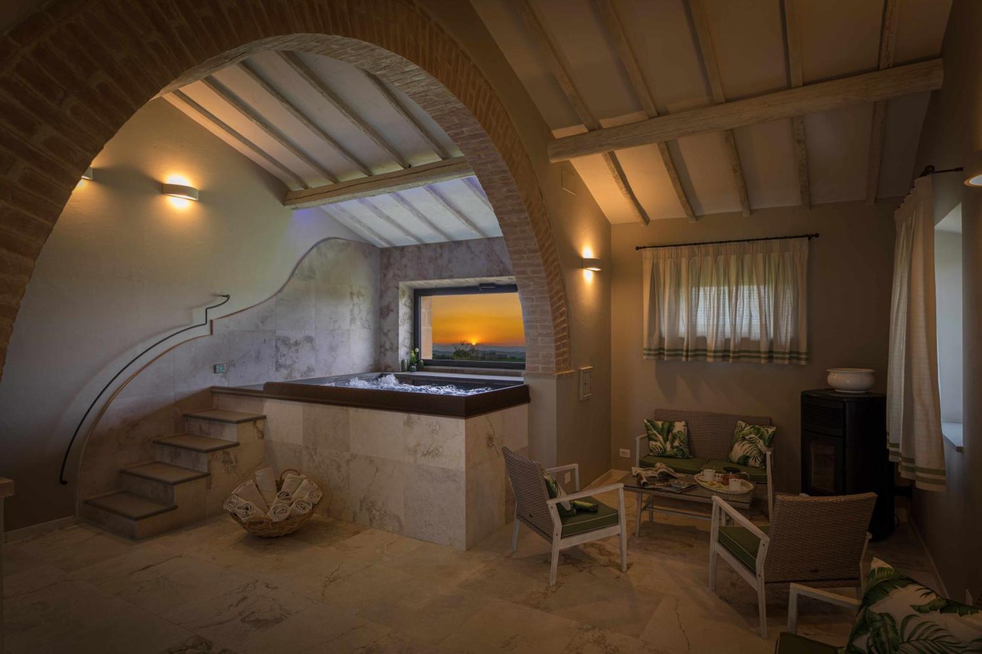 Villa I Cipressini Piscina Riscaldata Spa Toscana Pienza Exterior photo