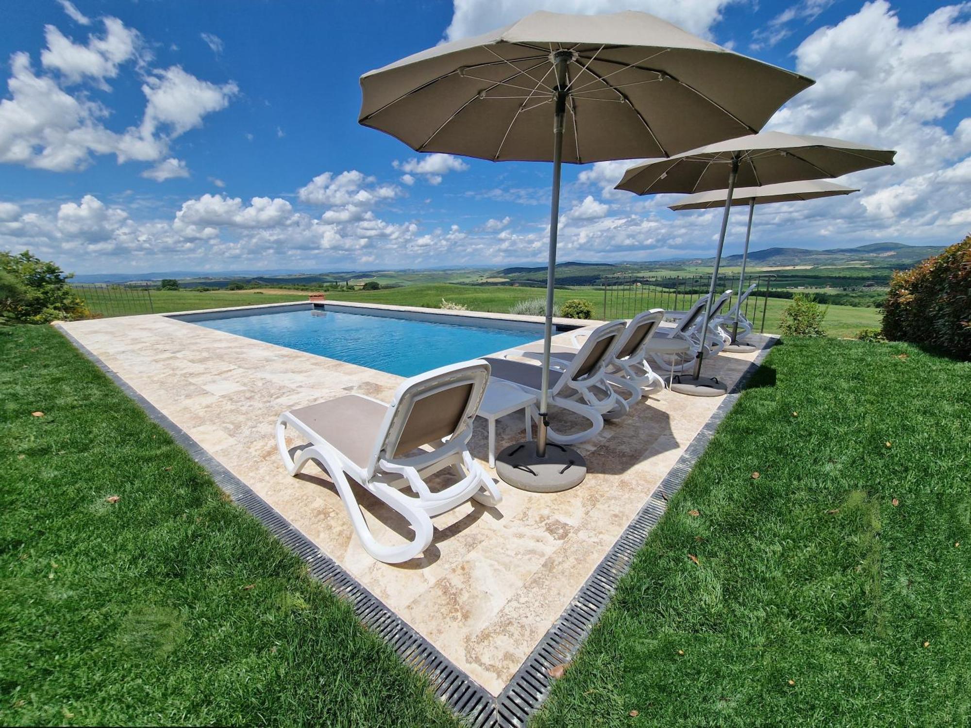 Villa I Cipressini Piscina Riscaldata Spa Toscana Pienza Exterior photo